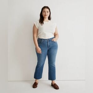 Madewell Plus Kick Out Crop Jeans